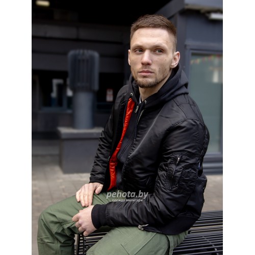 Куртка Бомбер Welder 2101 Black | Vintage Industries фото 5