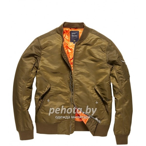 Куртка Бомбер Welder 2101 Olive Drab | Vintage Industries фото 2
