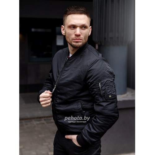 Куртка Бомбер Westford MA1 2081 Black | Vintage Industries фото 2