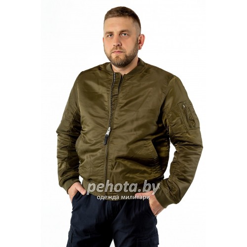 Куртка Бомбер Westford MA1 2081 Olive Drab | Vintage Industries фото 4