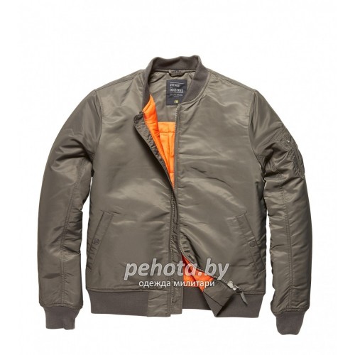 Куртка Бомбер Westford MA1 2081 Replika Grey | Vintage Industries фото 9