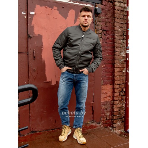 Куртка Бомбер Westford MA1 2081 Replika Grey | Vintage Industries фото 6