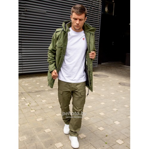 Куртка Darren 2060 Olive drab | Vintage Industries фото 3
