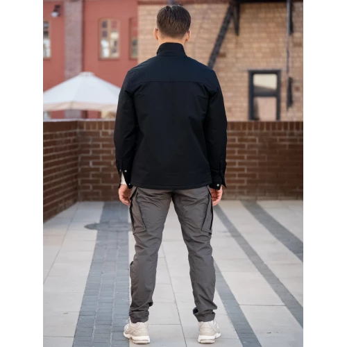 Куртка Hedix shirt 3552 black | Vintage Industries фото 17
