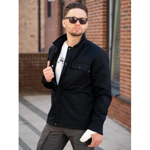 Куртка Hedix shirt 3552 black | Vintage Industries фото 13