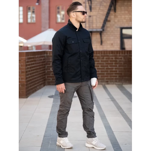 Куртка Hedix shirt 3552 black | Vintage Industries фото 14