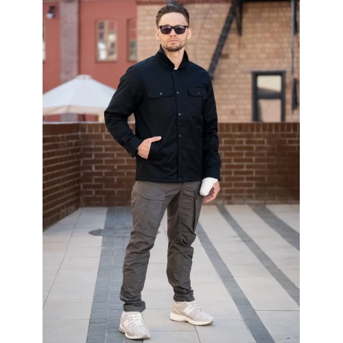 Куртка Hedix shirt 3552 black | Vintage Industries фото 15
