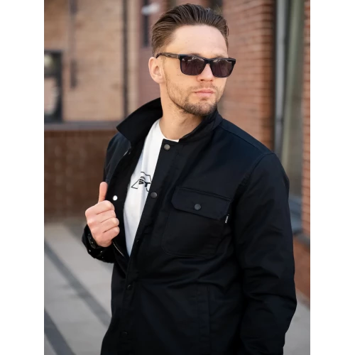 Куртка Hedix shirt 3552 black | Vintage Industries фото 6