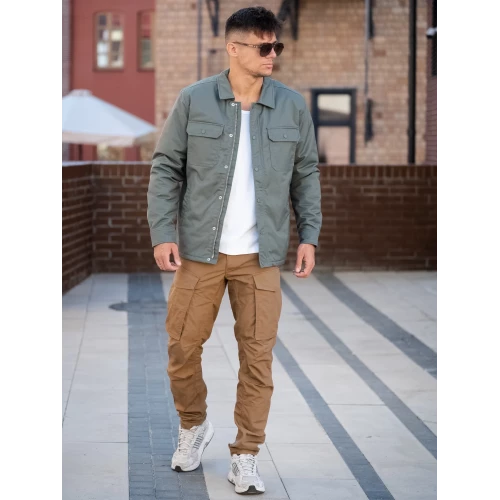 Куртка Hedix shirt 3552 light olive | Vintage Industries фото 14