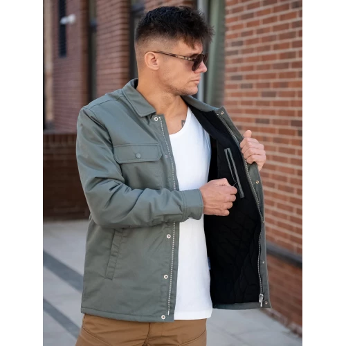 Куртка Hedix shirt 3552 light olive | Vintage Industries фото 8