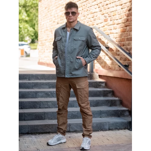 Куртка Hedix shirt 3552 light olive | Vintage Industries фото 15