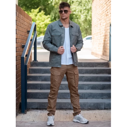 Куртка Hedix shirt 3552 light olive | Vintage Industries фото 16