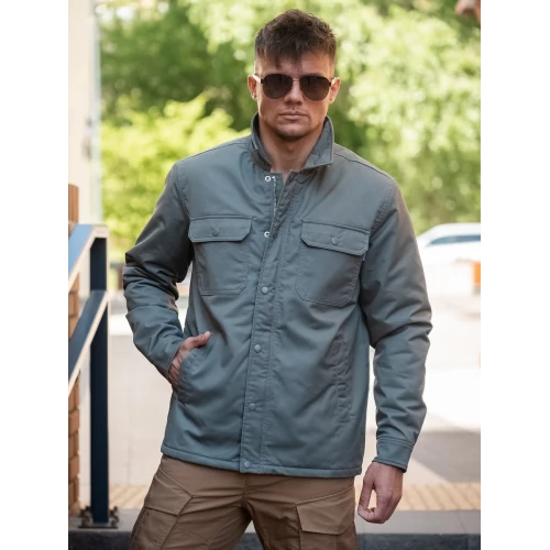 Куртка Hedix shirt 3552 light olive | Vintage Industries фото 1