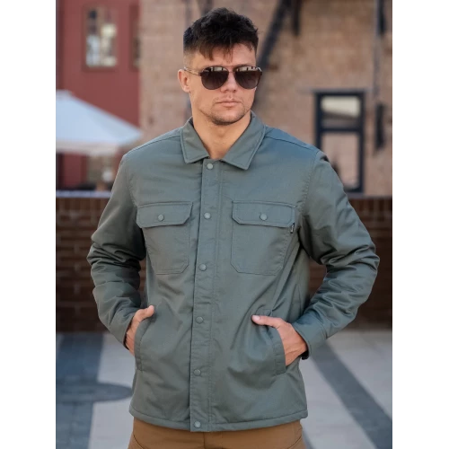 Куртка Hedix shirt 3552 light olive | Vintage Industries фото 7