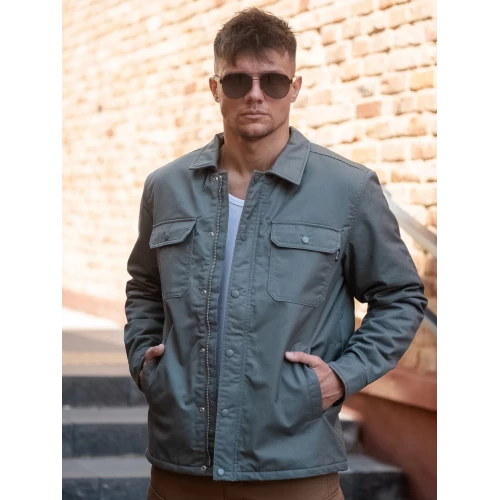 Куртка Hedix shirt 3552 light olive | Vintage Industries фото 3