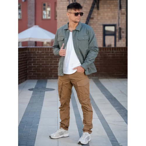Куртка Hedix shirt 3552 light olive | Vintage Industries фото 13