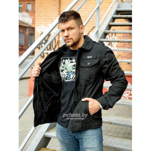 Куртка Heritage Vintage Jacket Black | Surplus фото 2