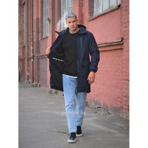 Куртка M-1041 Весна/Осень Blue | NIKOLOM фото 2