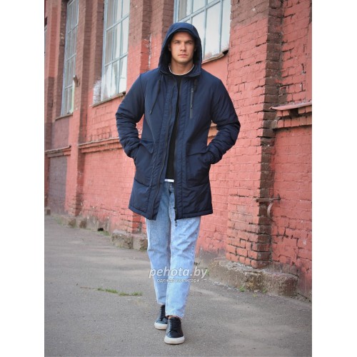 Куртка M-1041 Весна/Осень Blue | NIKOLOM фото 3