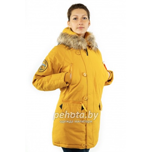 Куртка Аляска женская OXFORD Golden Glow / Amber | Apolloget фото 2