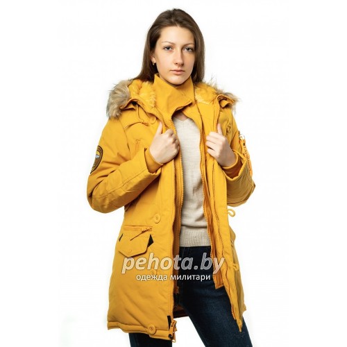 Куртка Аляска женская OXFORD Golden Glow / Amber | Apolloget фото 4
