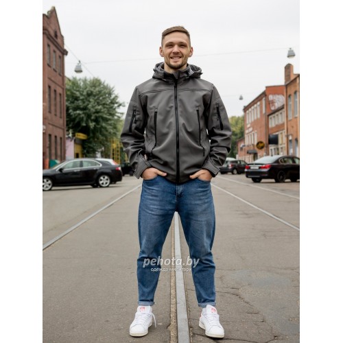 Куртка Оперативник GT GEN-II SoftShell Grey | Grizzly фото 8