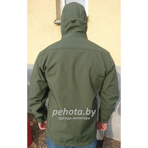 Куртка Оперативник SOFTSHELL Олива | Grizzly фото 3
