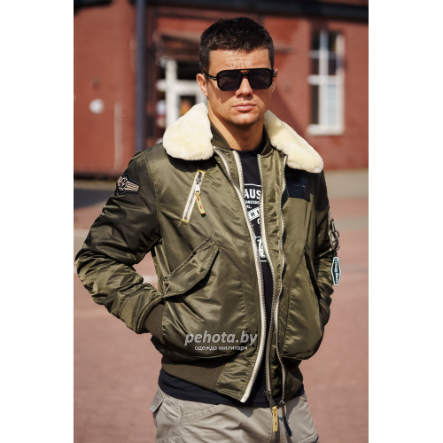 Куртка Pilot B-15 PE-24 Olive | Army Stroll фото 4