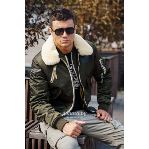 Куртка Pilot B-15 PE-24 Olive | Army Stroll фото 25