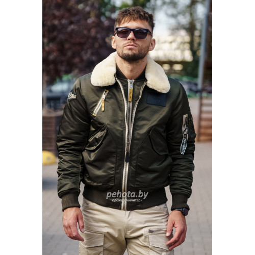 Куртка Pilot B-15 PE-24 Olive | Army Stroll фото 1