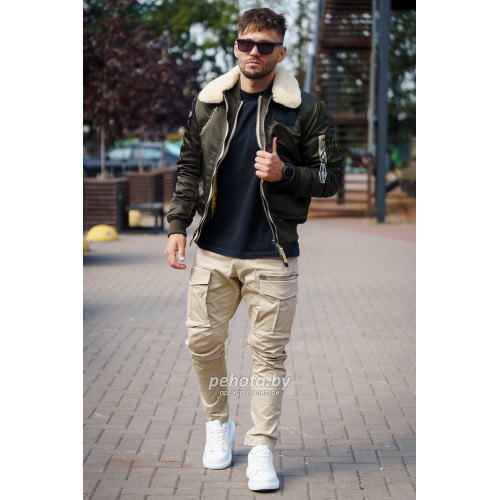 Куртка Pilot B-15 PE-24 Olive | Army Stroll фото 3