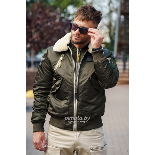 Куртка Pilot B-15 PE-24 Olive | Army Stroll фото 26