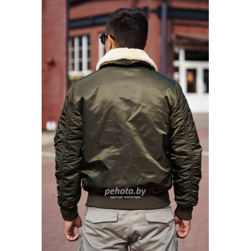 Куртка Pilot B-15 PE-24 Olive | Army Stroll фото 17