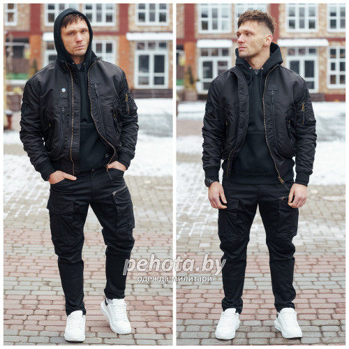 Куртка Pilot P2 Black | ARMY STROLL фото 24
