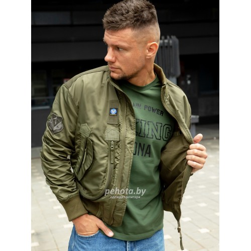Куртка Pilot Olive | ARMY STROLL фото 6