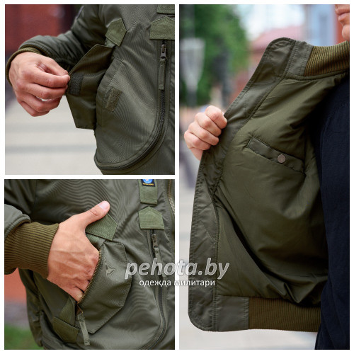 Куртка Pilot P2 Warm Olive | ARMY STROLL фото 4