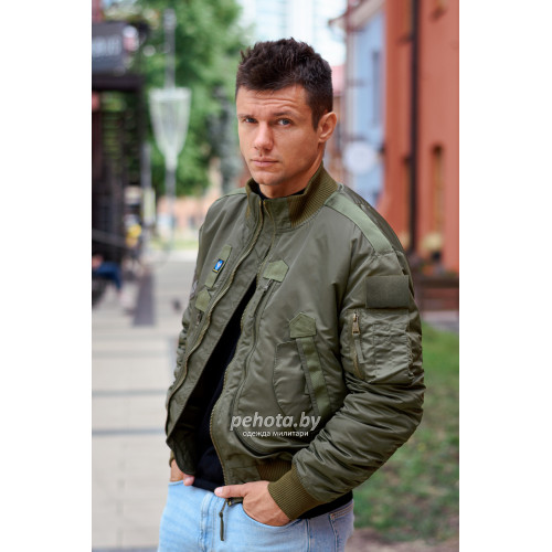 Куртка Pilot P2 Warm Olive | ARMY STROLL фото 5