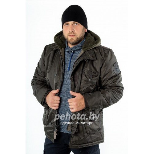 Куртка мужская зимняя RANGER Raven/Olive | Apolloget фото 2