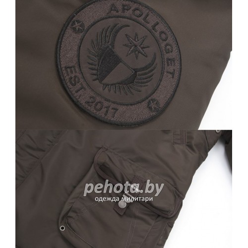 Куртка мужская зимняя RANGER Raven/Olive | Apolloget фото 5