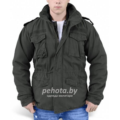 Куртка зимняя Regiment M65 Jacket Black | Surplus фото 1