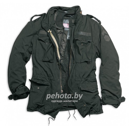 Куртка зимняя Regiment M65 Jacket Black | Surplus фото 4