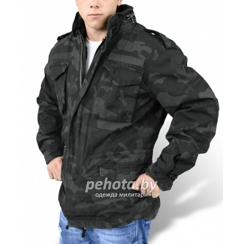 Куртка зимняя Regiment M65 Jacket Black camo | Surplus фото 3