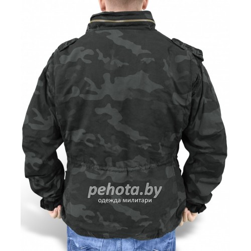 Куртка зимняя Regiment M65 Jacket Black camo | Surplus фото 4