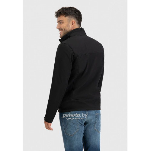 Куртка Renzo softshell 30116 black | Vintage Industries фото 2