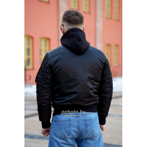 Куртка бомбер D-tec SP-04 Black | Army Stroll фото 2