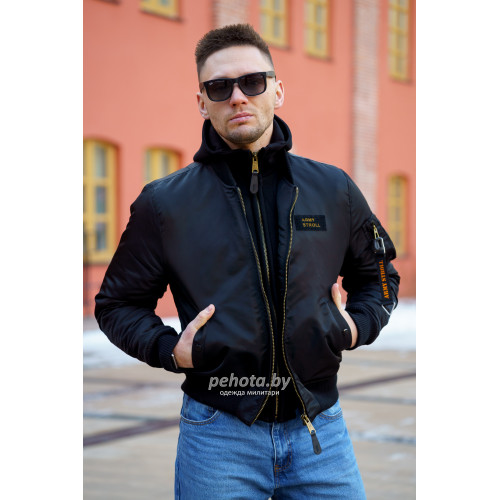 Куртка бомбер D-tec SP-04 Black | Army Stroll фото 3
