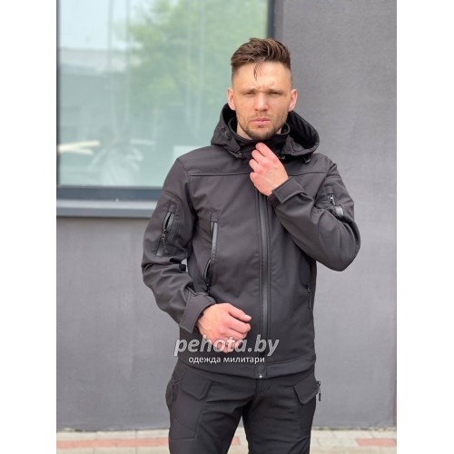 Куртка Urban Softshell Black | TACTICAL STROLL фото 6