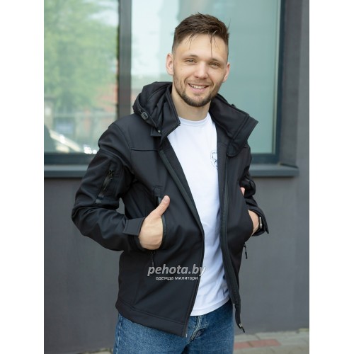 Куртка Urban Softshell Black | TACTICAL STROLL фото 7