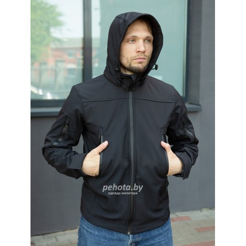 Куртка Urban Softshell Black | TACTICAL STROLL фото 1