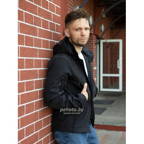 Куртка Urban Softshell Black | TACTICAL STROLL фото 9